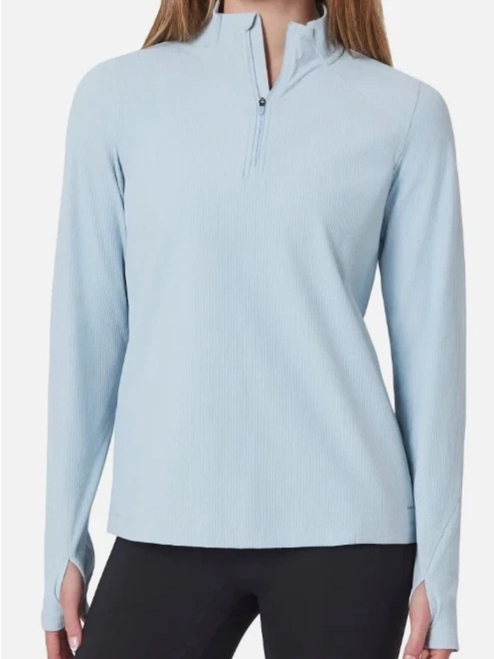 Mondetta Quarter Zip Pullover Size: S